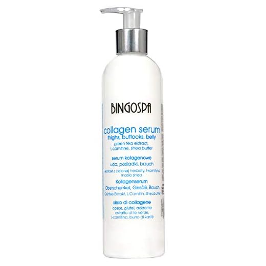 Anti-Cellulite Straffung & Modellierung Collagenserum für Oberschenkel, Po und Bauch 280 g BINGOSPA