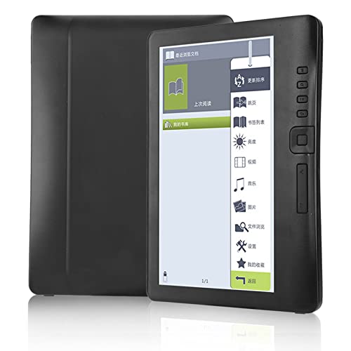 Lector electrónico portátil de 7 pulgadas, resistente al agua, pantalla colorida, lector de libros electrónicos, lector eléctrico de 2100 mAh con función de saltar página y marcador, soporta tarjeta