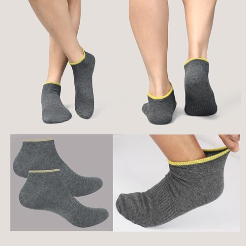 Image of Women Cotton No Show Socks Thin Fine Soft Comfortable Durable Breathable Anti Slip With Ribbed Instep For A Firm Grip