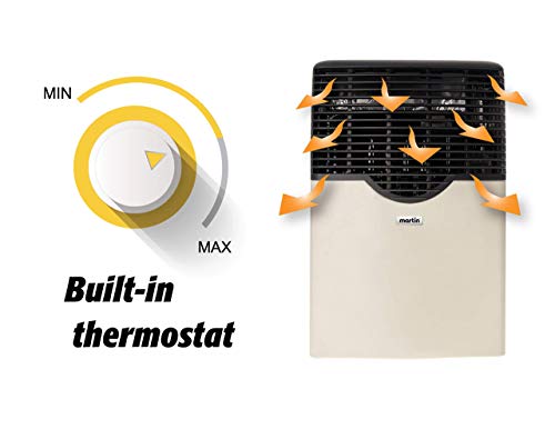 Direct Vent Propane Wall Heater Furnace Built-in Thermostat 8,000 Btu