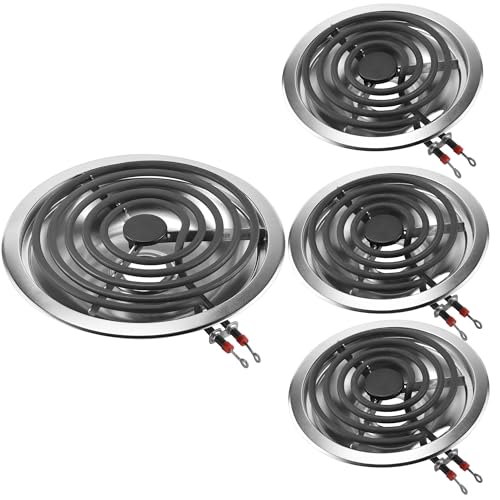 WB31T10010 (6 pulgadas) y WB31T10011 (8 pulgadas) de repuesto para bandejas de goteo/quemador de estufa eléctrica MP15YA (6 pulgadas) MP21YA (8 pulgadas) compatible con estufa Frigi-daire Ken-more