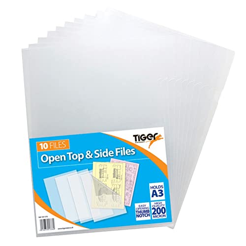 Porte-documents A3 Tiger à double ouverture latérale pour classer vos plans sans pliure