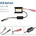 Sidaqi 2Pcs Slim HID Ballast 35W 12V Car HID Xenon Ballast Replacement for H1 H3 H7 H8 H9 H11 9005 9006 H4 Headlight Xenon Lamp Bulb