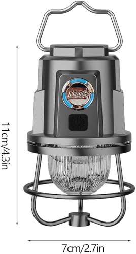 Image of Glaceon Outdoor Camping LED Lantern 1200mAH, Brightest Portable Outdoor Emergency Light, Waterproof Hiking Flashlights, Battery Operated Lights for Power Outages, Emergency Lights (GC-03)