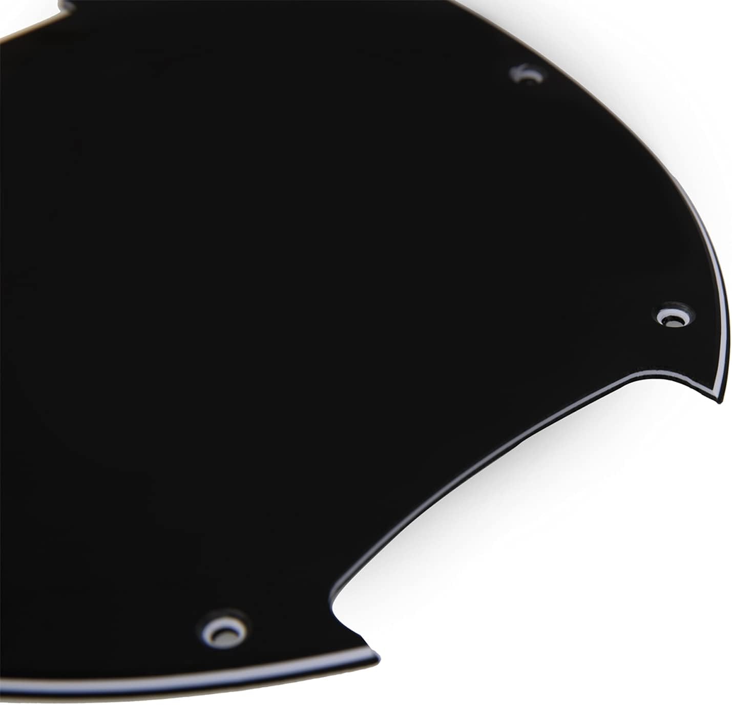 1Pcs Yootones 9 Hole Bass Electric Guitar Pickguard Compatible with MM StingRay 4 String Bass Guitar (3Ply Black) image 4