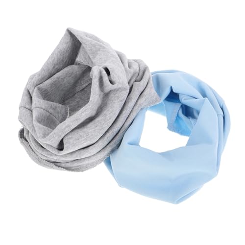 2pcs Thick Winter Boys and Girls Scarves Warm Neck Warmer for Boys and Girls Soft Cotton Material
