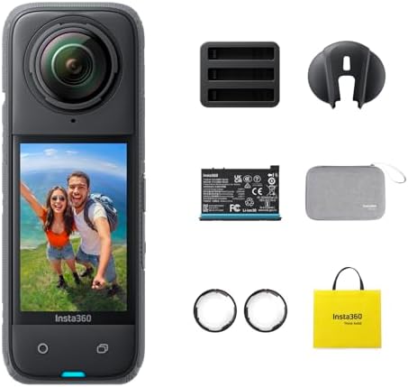 Insta360 X4 Adventure Bundle -8K Waterproof 360 Action Camera, 4K...