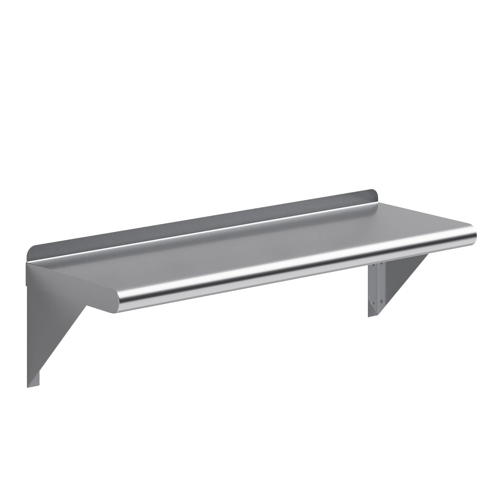 AmGood 30" Long X 10" Deep Stainless Steel Wall Shelf | NSF Certified | Appliance & Equipment Metal Shelving | Kitchen, Restaurant, Garage, Laundry,