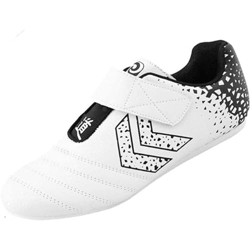 Zapatos de taekwondo unisex, zapatos deportivos de boxeo y karate, ligeros, antideslizantes, Kung Fu Tai Chi, zapatos deportivos de entrenamiento diario, un color, 37 EU