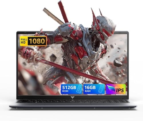 ACEMAGIC Laptop 2026, 15.6 Pulgadas FHD IPS, AMD Ryzen 3 4300U (hasta 3.7 GHz), 16 GB RAM DDR4, 512 GB SSD, Windows 11 Pro, Batería 54.72 WH