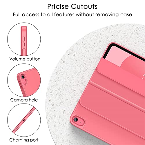 Soke Case for iPad (A16) 11th/10th Generation(2025/2022),iPad 11/10.9 inch with Pencil Holder - Protective Trifold Stand Smart Cover[Support Touch ID & Auto Wake/Sleep], Watermelon by Soke - Image 6