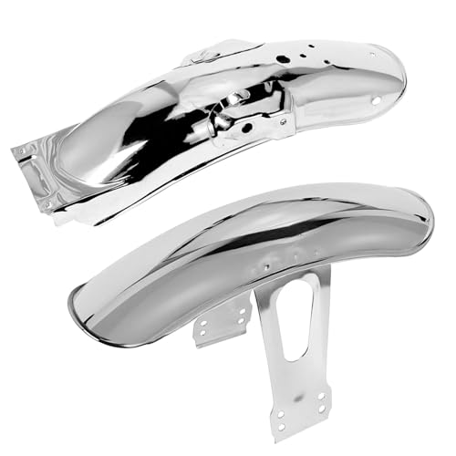 Garde-boue CG125 noir chromé pour moto 125cc accessoire garde boue