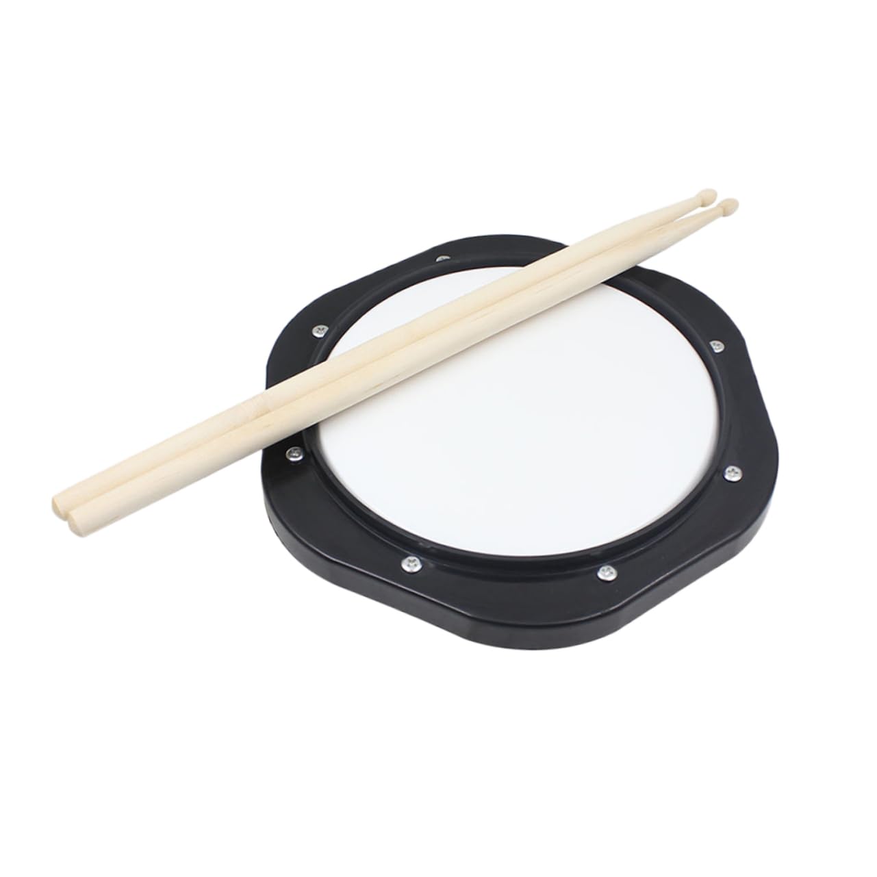 Pad de Práctica de Batería de Plástico de 10 Pulgadas Negro