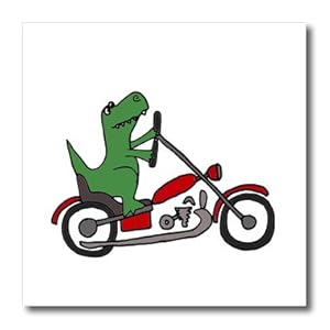 3Drose HT Dinosaurier Motorrad Wärmeübertragungspapier 25,4x25,4cm