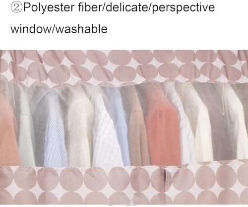 Breathable Moisture-Proof Garment Bags for Hanging Clothes, Wrinkle-Free Travel Storage Cover - Ideal for Closet Organization & Protection image 4
