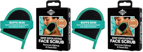 Dermasuri Guante Exfoliante Facial Coreano - Elimina Piel Muerta y Seca - Exfoliante Natural Para Rostro Hombre Mujer - Regalo De Spa o Navidad - 1 Unidad (Paquete de 2)