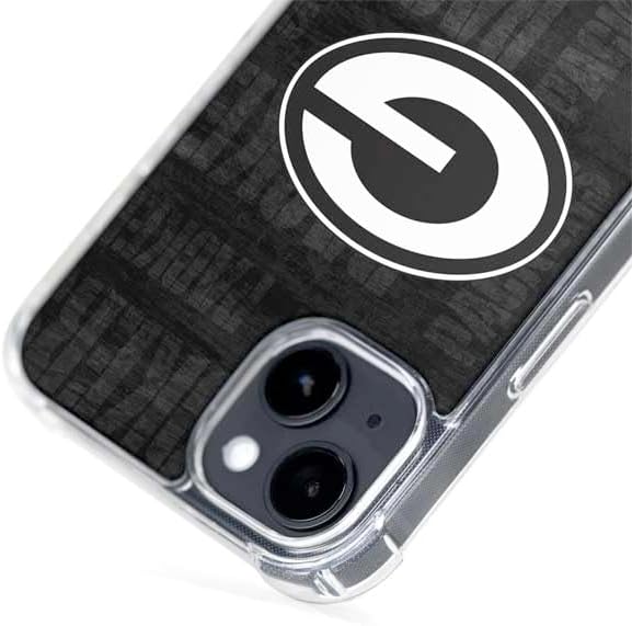 Skinit Phone Case Compatible with MagSafe iPhone 13 - Officially Licensed NFL Green Bay Packers Black & White Design