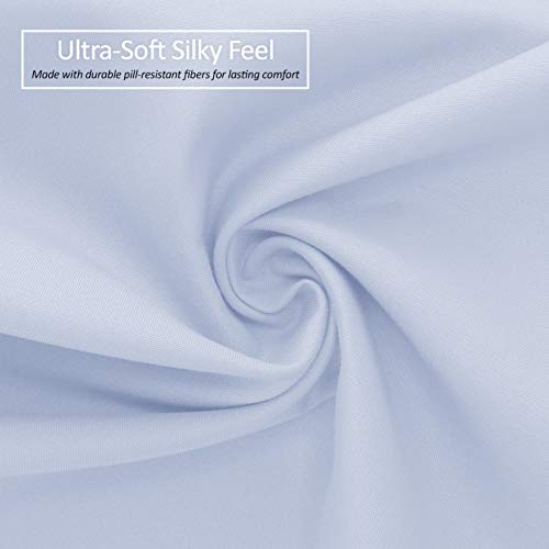 image for Nestl Soft Pillow Shams Set of 2 - Double Brushed Microfiber Pillow Co