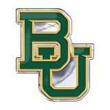 FANMATS 60512 Baylor Bears Heavy Duty Aluminum Embossed Color Emblem, Auto Emblem Decal