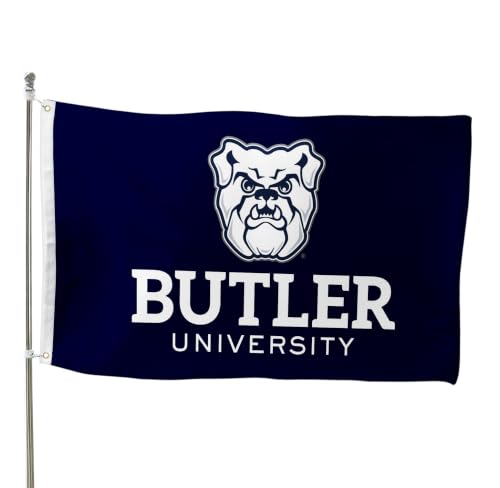 Desert Cactus Butler University Bulldogs Flag 3x5 Outdoor (#3) | Officially Licensed, 3 x 5 Feet, BU, Team Logo Banner, Indoor Use, Outside, Single Sided, Merch