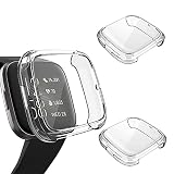【 Funda de brazo suave 】 La funda para el parachoques del Fitbit Versa 2 Wacth está hecha de material de TPU suave, una gran carcasa resistente a los arañazos. Esta funda no solo ofrece protección para tu Fitbit Versa 2 Wacth contra arañazos, polvo y golpes, sino que también tiene una carcasa mate que le da a tu reloj un aspecto moderno.