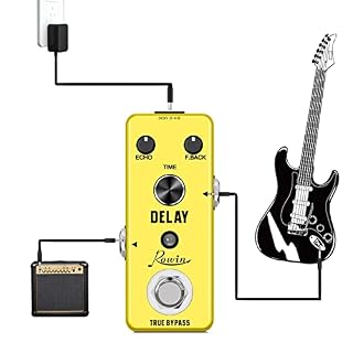 Rowin – Pédale d’effet rétro pour guitare – LEF-314 - Les Beatles, Paul McCartney, John Lennon, RIngo Starr, George Harrison Rowin – Pédale d'effet rétro pour guitare - LEF-314 – Image 6