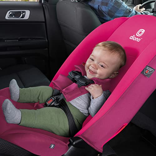 Diono Radian 3R, 3-In-1 Convertible Car Seat, Rear Facing & Forward Facing, 10 Years 1 Car Seat, Slim Fit 3 Across, Pink Blossom #TOP7