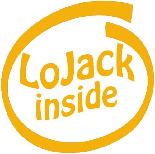 Lojack Inside, vinilo calcomanía para coche, varios colores, 20 por 20 ...