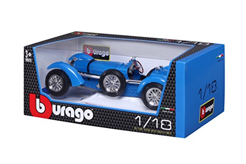 Bburago 1:18 Scale Bugatti Type 59 Diecast Vehicle (Colors May Vary) #TOP4