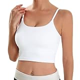 ECOPARTY Wirefree Padded Yoga Sports Bra for Women...