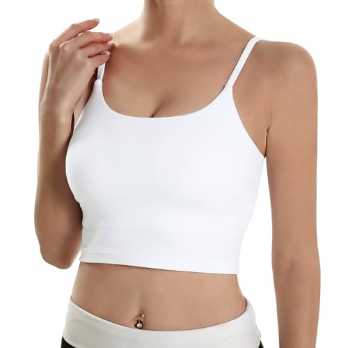 ECOPARTY Wirefree Padded Yoga Sports Bra for Women...