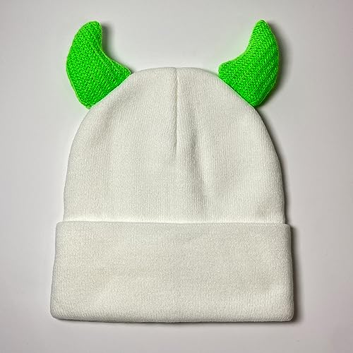 Lovely Horn Hat for Girls Hats Friend Soft Crocheted Hat Devil Horn Hat Funny Hat Devil Beani4