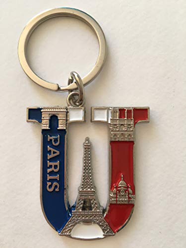 El Mejor Listado de Descripcion de Paris más recomendados. 40 VIANAYA Llavero de metal con letra U Paris Torre Eiffel Diseño de Altura 1,8 pulgadas (4,5 cm) Altura total 3,3 pulgadas (8,5 cm), Metálico, Medium