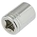 Aexit Hand Tool Drive Sockets Chrome-Vanadium Steel Metric 21mm 6 Point Socket Square Drive 1/2