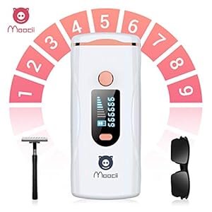 Moocii Haarentfernung Laser IPL Geräte Haarentfernungsgerät für Damen und Männer,100,0000 Lichtimpulse Dauerhaft IPL Geräte Haarentfernung Laser für Gesicht Intimbereich Bikini Bereiche Körper