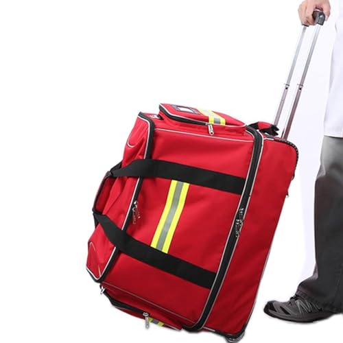Trousse médicale à roulettes étanche grand volume