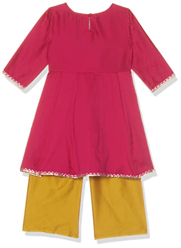 Image of Bitiya By Bhama Girl's Silk Kurta