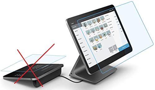 Square Register Screen Protector (Big Screen), Tempered Glass [ Scratch-Resistant ] [ Easy Install ] 9H Hardness Screen Protector for Square Register (Big Screen) by P/N - Used condition - US$6.85