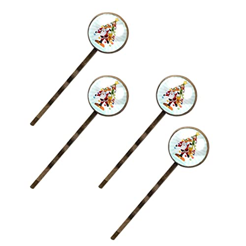 Barrettes à cheveux sapin de Noël femme pour coiffure réveillon