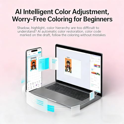 Kit de pintura por números automático para tardes de arte en familia y proyectos creativos 3