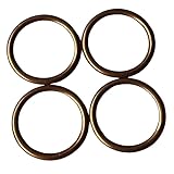 Motorcycle Exhaust Pipe Gasket 4 Pieces Compatible with CB750 Nighthawk 1991-2003 CBR1100XX Super Blackbird 1997-2003 (45 * 37 * 4)