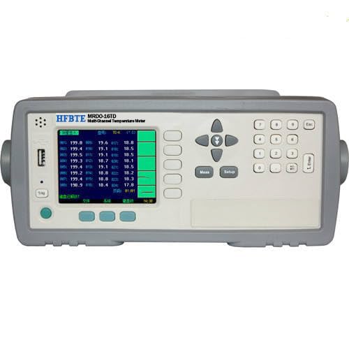 Image of 16 Channel Thermocouple Data Logger Multi-Channel Temperature Meter Tester Monitor Recorder with Sixteen Channels Thermocouple J /K /T /E /S /N /B /R Range -200℃ to 1800℃ USB RS232C Interface