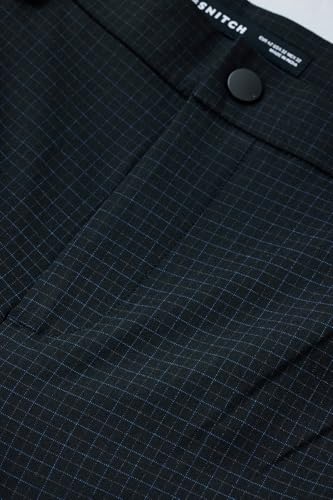 Image of SNITCH Men Formal Trousers | Tailored Pleated Design with Regular Fit & Smooth Texture | Premium Polyester Blend for Office, Meetings & Special Occasions
