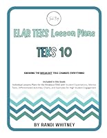 ELAR TEKS Lesson Plans - TEKS 10 (Teach BIG!) 1966301235 Book Cover