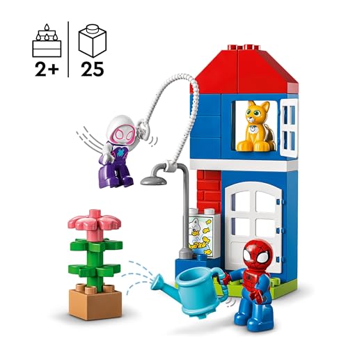 Image of LEGO DUPLO Marvel Spider-Man's House 10995 Building Toy Set; Spidey Gift for Ages 2+
