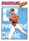 2026 Topps Heritage #368 Brayan Rocchio Cleveland Baseball Card - Sportscard Superstore