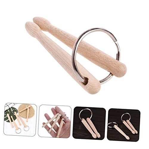 Llavero con diseño de tambor para baterista, anillo estético para llaves, colgante decorativo para bolsas miniatura 3