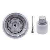 WZLUTAAO #777 Schlüsseladapter zum Entfernen von Diebstahlsicherungsmuttern an Rädern Kompatibel mit Skoda Fabia Kamiq Kodiaq Octavia Rapid Roomster Scala Superb Yeti 5J0698139