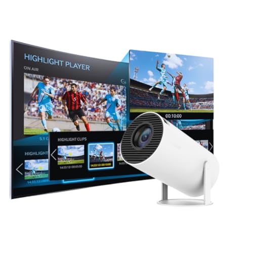 Cine en el techo de tu dormitorio con el proyector giratorio 270