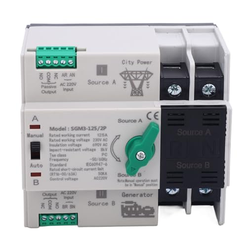 Commutateur de transfert automatique double puissance 2P 125A AC 400V